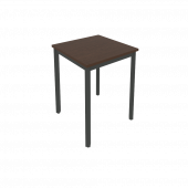 Slim Стол письменный на металлокаркасе С.СП-1.1 Венге/Антрацит металл 600*600*750