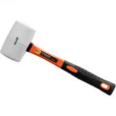 Киянка резиновая 680г белая резина фибергласовая рукоятка Sparta 11130