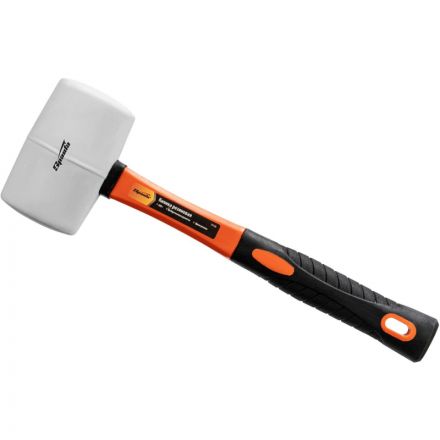 Киянка резиновая 680г белая резина фибергласовая рукоятка Sparta 11130