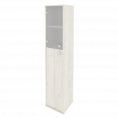 Style Шкаф высокий узкий левый Л.СУ-1.7 (L) Дуб наварра 412*410*1980