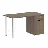 Home Office Стол письменный VR.SP-3-138.1 Вяз/Хром опоры 1380*720*750