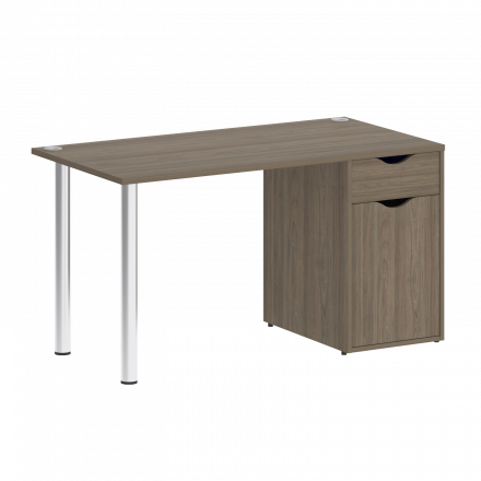 Home Office Стол письменный VR.SP-3-138.1 Вяз/Хром опоры 1380*720*750