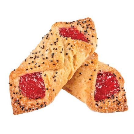 Печенье АКУЛЬЧЕВ "Купелька с малиной", сахарное, 225 г, пакет, 84