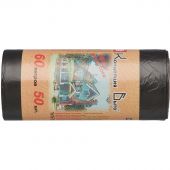 Мешки для мусора на 60 л Концепция быта черные (ПНД, 8 мкм, в рулоне 50 шт, 58х68 см)