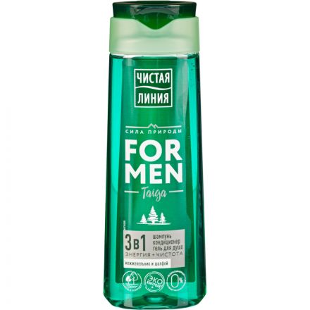 Подарочный набор for men Чистая линия Ежедневный уход,250+80мл