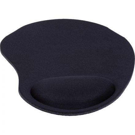 Коврик для мыши  HMP0003 резина+губка+ткань/22х19.5х0.2cm/черный