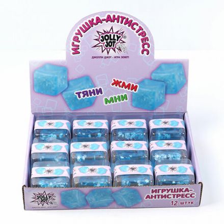 Игрушка-антистресс "КУБИК ЛЬДА", 5 см, дисплей, JOLLY JOT (ДЖОЛЛИ ДЖОТ), 665797 Игрушка-антистресс "КУБИК ЛЬДА", 5 см, дисплей, JOLLY JOT (ДЖОЛЛИ ДЖОТ), 665797