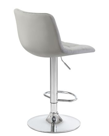 Набор 2 шт Стул барный DOBRIN TAILOR, серый велюр (MJ9-75)