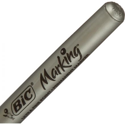 Маркер для CD Bic черный перманентный с резиновой манжеткой (толщина линии 0.7 мм)