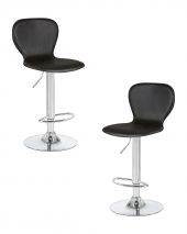 Набор 2 шт Стул барный DOBRIN ELISA, чёрный