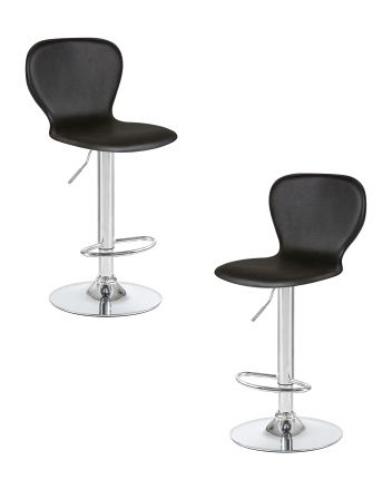 Набор 2 шт Стул барный DOBRIN ELISA, чёрный