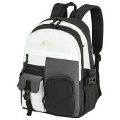 Рюкзак HEIKKI BLOCKS (ХЕЙКИ) универсальный, 2 отделения, черный/серый/белый, 44х32х17 см, 272563 Рюкзак HEIKKI BLOCKS (ХЕЙКИ) универсальный, 2 отделения, черный/серый/белый, 44х32х17 см, 272563