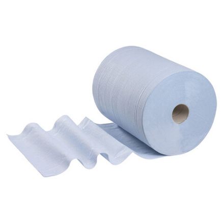 Бумага протирочная KIMBERLY-CLARK Wypall L20, 500 листов в рулоне, 33х38 см, 2-слойная, голубая, 7301
