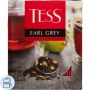 Чай Tess Earl Grey черный с цедрой лайма и ароматом бергамота 100 пакетиков