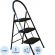 Стремянка Алюмет с широкими ступенями стальная, 3 ступени МСН203