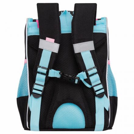 Ранец GRIZZLY анатомическая спинка, с мешком для обуви, для девочек, LIKE, 33х25х13 см, RAm-484-6/1 Ранец GRIZZLY анатомическая спинка, с мешком для обуви, для девочек, LIKE, 33х25х13 см, RAm-484-6/1