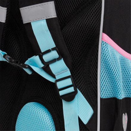 Ранец GRIZZLY анатомическая спинка, с мешком для обуви, для девочек, LIKE, 33х25х13 см, RAm-484-6/1 Ранец GRIZZLY анатомическая спинка, с мешком для обуви, для девочек, LIKE, 33х25х13 см, RAm-484-6/1