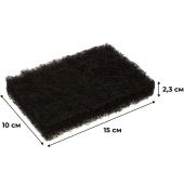 Пад ручной абразив NoBrush GRILL M-liner brown 150х100х23мм 5шт/уп_8615014