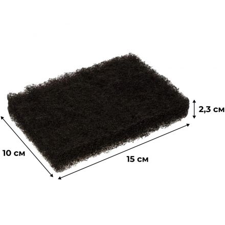 Пад ручной абразив NoBrush GRILL M-liner brown 150х100х23мм 5шт/уп_8615014