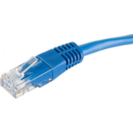 Патч-корд BigTech OPCC018 UTP CCA кат.5e/10м/литой/многожильный (синий)