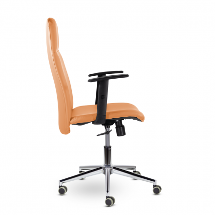 Кресло М-903 Софт хром Ср S-0432 (оранжевый) Кресло М-903 Софт хром Ср S-0432 (оранжевый)