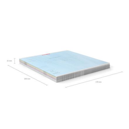 Тетрадь обложка пластик, 12 л. линия, Erich Krause, CoverPro (микс в спайке), 56339