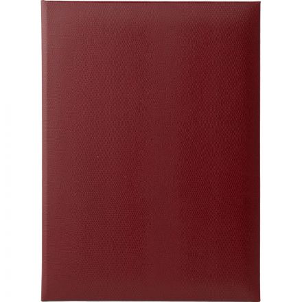 Папка адресная РЕПТИЛИЯ, поперечный рисунок, бордо, А4