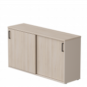 Шкаф-купе низкий Everprof EVO 1374х385х755 Кашемир/Дуб Соната