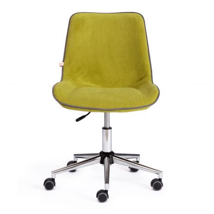 Кресло STYLE флок , олива, 23