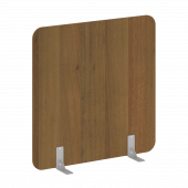 R-line Перегородки на металлических опорах на фетровых подпятниках DP.F-120-120 Орех/Серый металл 1200*18*1200