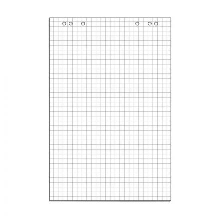Блок бумаги для флипчартов клетка 67,5х98 10 лист. 80гр.