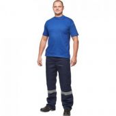 Футболка васильковая короткий рукав размер L