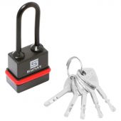 Замок навесной всепогод_УЗК Булат ВС 3-Н35-01 ПЛ (38xd=5) чугун черн. (5кл)