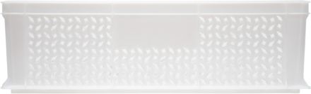 Ящик 600х400х180 мм перфорированный без ручек натуральный морозостойкий