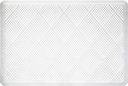 Ящик 600х400х180 мм перфорированный без ручек натуральный морозостойкий