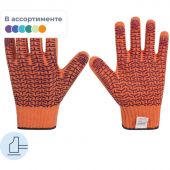 Перчатки трикотажные с двухсторонним ПВХ Чибис ХБТ р.10