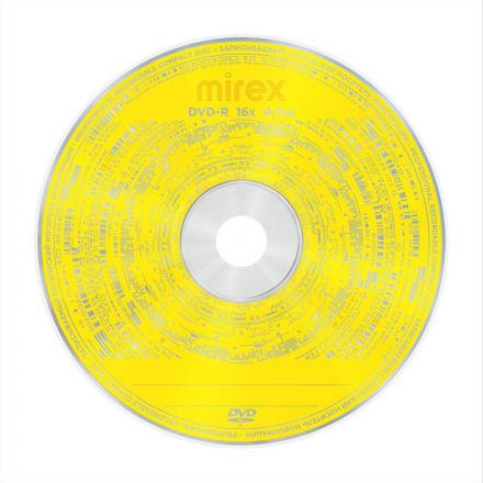Носители информации DVD-R, 16x, Mirex, конверт/1, UL130003A1C