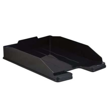 Лоток горизонтальный для бумаг BRAUBERG ECONOMY, 340х255х60 мм, черный, 238106 Лоток горизонтальный для бумаг BRAUBERG ECONOMY, 340х255х60 мм, черный, 238106