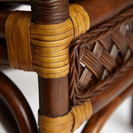 Комплект террасный ANDREA (стол кофейный со стеклом + 2 кресла + подушки) ротанг, 64х67х92см / D60х55, Pecan Washed (античн. орех) Комплект террасный ANDREA (стол кофейный со стеклом + 2 кресла + подушки) ротанг, 64х67х92см / D60х55, Pecan Washed (античн. орех)