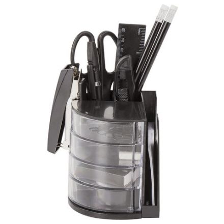 Канцелярский набор STAFF "Веер", 13 предметов, в форме веера, невращающаяся конструкция, 230744 Канцелярский набор STAFF "Веер", 13 предметов, в форме веера, невращающаяся конструкция, 230744