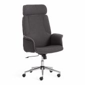 Кресло Tetchair CHARM, ткань, серый/серый, F68/C27