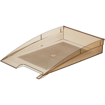 Лоток для бумаг горизонтальный Attache City тонированный коричневый