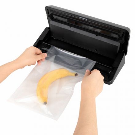 Вакууматор/вакуумный упаковщик SONNEN VS-903, 5 режимов, 12 л/мин, 110 Вт, до 30 см, сухие/влажные продукты, 456339