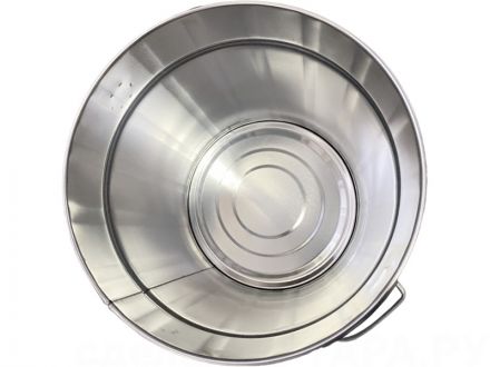 Ведро металл 20л. крышка-корона синий Ведро металл 20л. крышка-корона синий