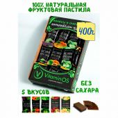 Пастила VITAMINOS фруктовое ассорти (яблоко, абрикос, слива, вишня, лимон), 400 г