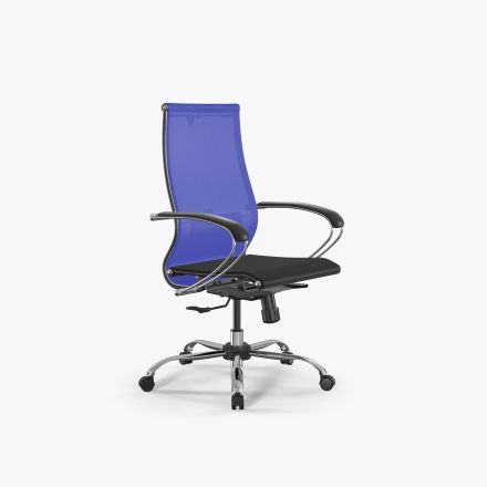 Кресло ErgoLife Set 9/подл.131/осн.Synchro 003 Васильковый-Черный