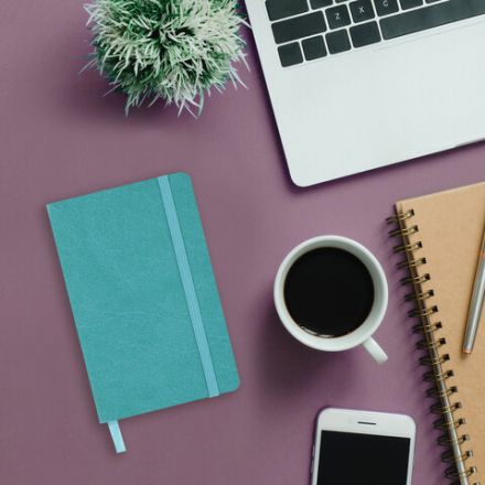 Блокнот МАЛЫЙ ФОРМАТ (100x150 мм) А6, BRAUBERG "Metropolis Ultra", под кожу, 80 л., клетка, бирюзовый, 113323