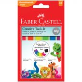Масса для приклеивания Faber-Castell "Tack-It Creative", 50г, цветная, картон. уп., европодвес Масса для приклеивания Faber-Castell "Tack-It Creative", 50г, цветная, картон. уп., европодвес