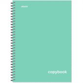 Тетрадь Attache Акварель гребень картон А4 96 л,бирюза