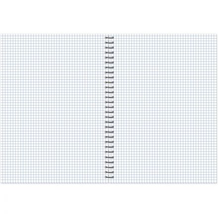 Тетрадь Attache Акварель гребень картон А4 96 л,бирюза